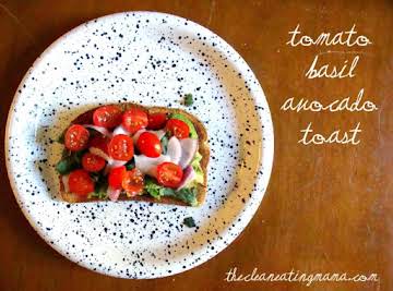 Tomato Basil Avocado Toast