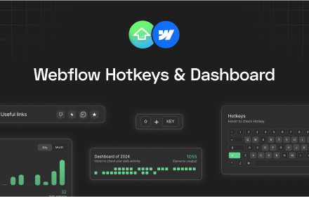 Hotkeys for Webflow small promo image