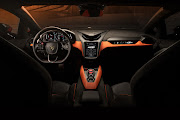 The high-tech cockpit is designed to make occupants feel as if they are in command of a fighter jet.