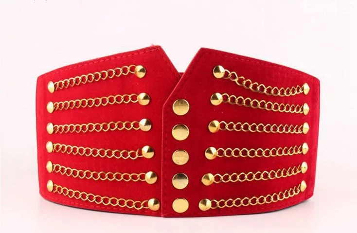 Title 1, Wide Belt Waist Cover Female 1 Korean Fashion T...