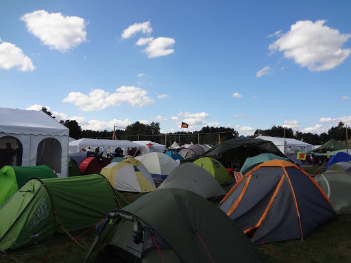 CCCamp11 during the day Germany 2011