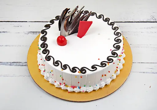 Eggless Vanilla Cake [Serves 4, 500 Grams]