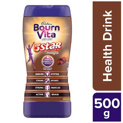 Bournvita Cadbury 5 Star Magic Health Drink - 500 gm