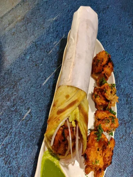 Fish Tikka Kebab Roll