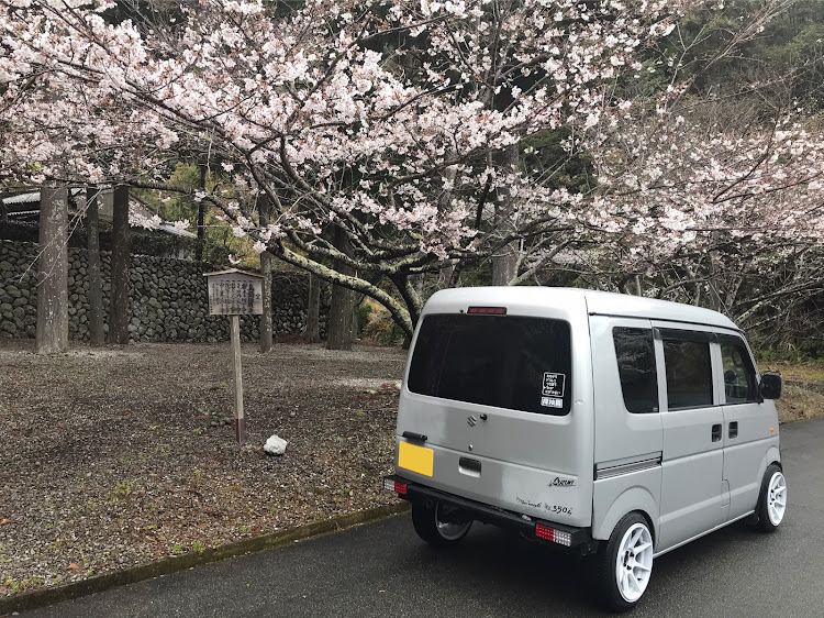 エブリイバンの桜・桜とコラボ・桜と愛車に関するカスタム事例の投稿画像2枚目