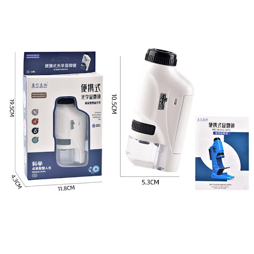 Title 9, Childrens Portable Optical Handheld Microscope...