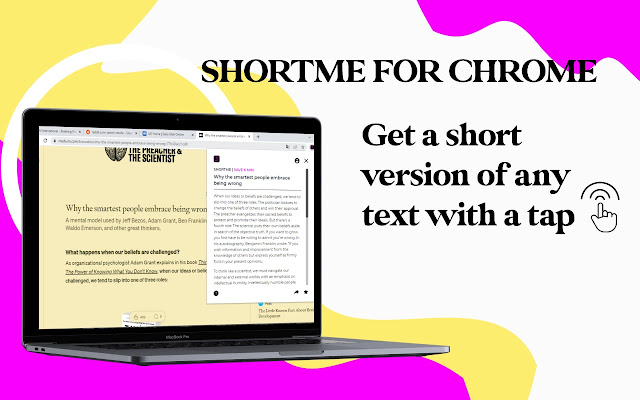 ShortMe chrome extension