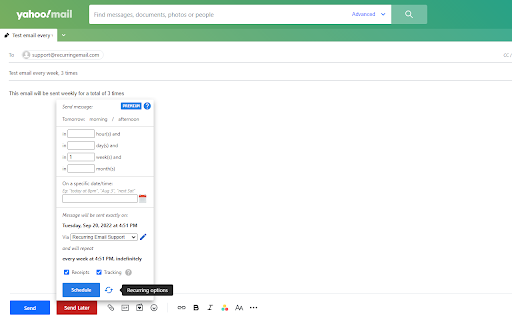 Recurring Email
