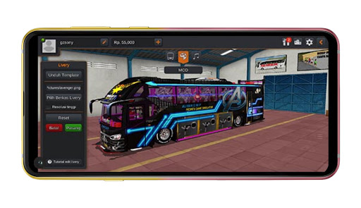 Mod Bussid BUS Ceper Full Racing