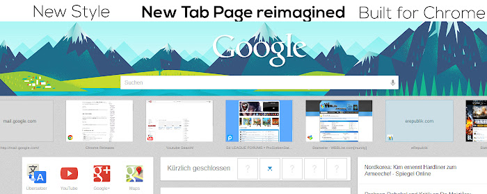 New Tab Page reImagined marquee promo image