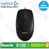 [Freeship Toàn Quốc Từ 50K] Chuột Quang Có Dây Logitech B100 (Đen)