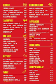 Mr. Bean's Pizza menu 2