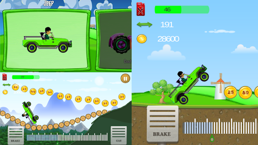 Monster Car Hill Climbing