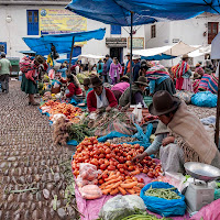 Piazza del mercato, Pisac  di 