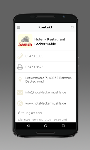 Hotel - Restaurant Leckermühle