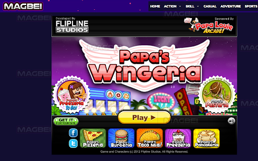 Papa's Wingeria Unblocked Game - Launcher