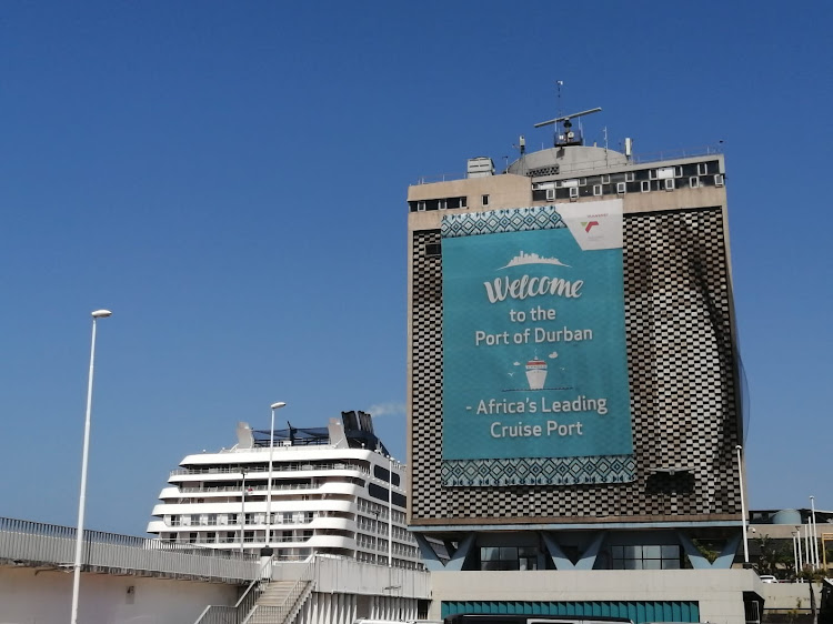 The MSC Orchestra (pictured left) docked at Durban's port on Friday