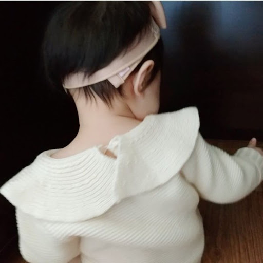 Title 10, Girls Knitted Triangular Long-Sleeved Crawling...
