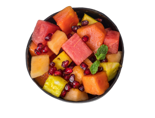 Pomegranate Pineapple Papaya Apple Fruit Bowl