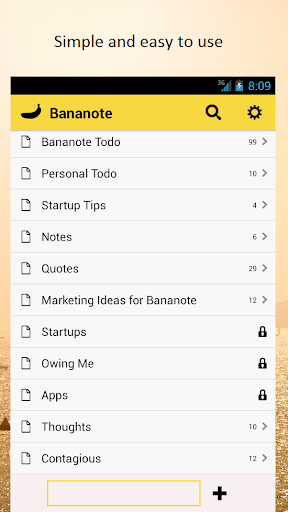 Bananote - Notepad Todo List