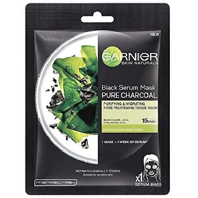 Garnier Pure Charcoal Black Serum Mask