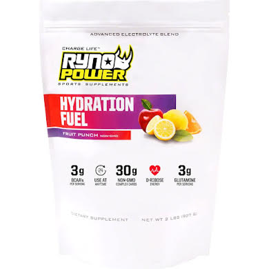 Ryno Power Hydration Fuel Drink Mix - Fruit Punch - 20 Servings (2 lbs.)