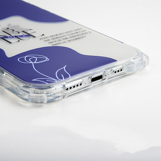 Title 4, Klein Blue Mobile Phone Case with Four Corner O...