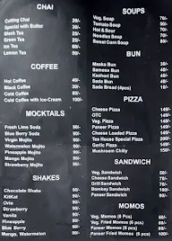 Tea House menu 1