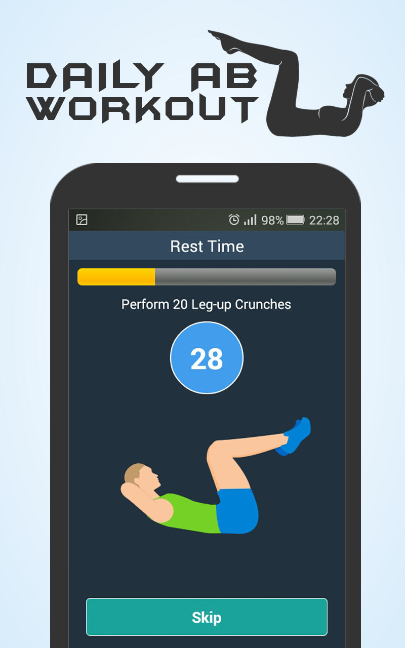 Daily Ab Workout Free Screen 2
