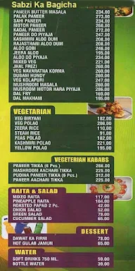 Dawat Restaurant menu 3