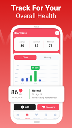Screenshot Heart Rate Monitor & BP Report