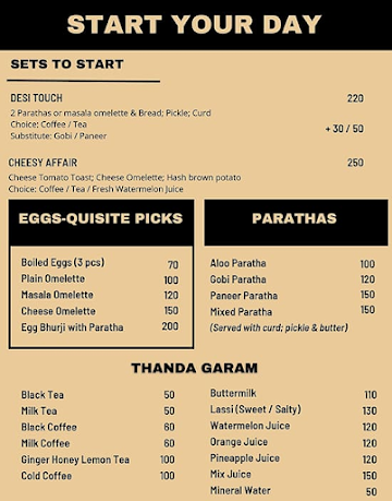 Pappi Chulo menu 