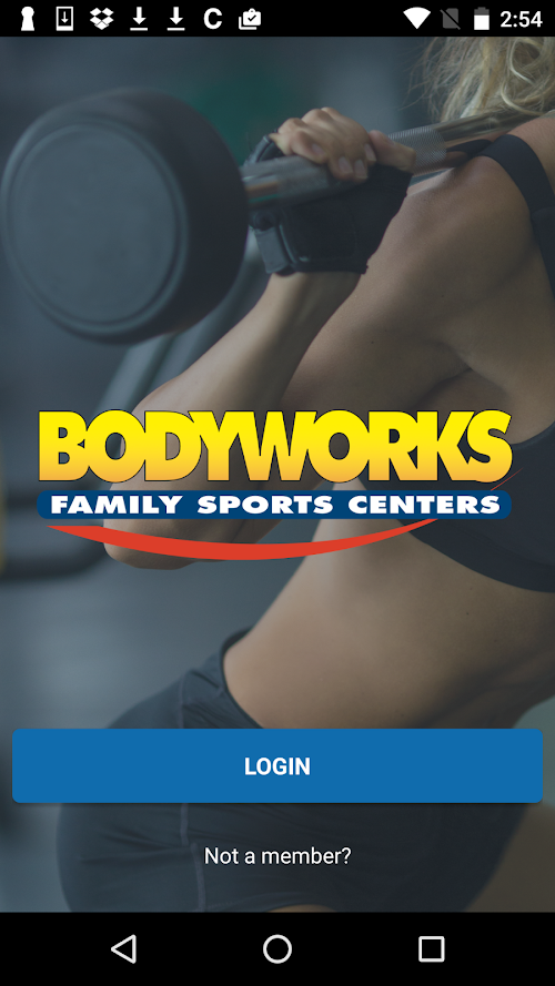 Android application GoBodyworks screenshort