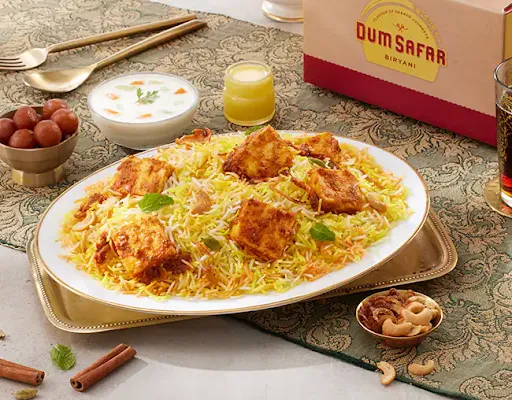 Paneer Tikka Dum Biryani (Serves 2-3)