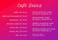 Cafe Dios menu 2