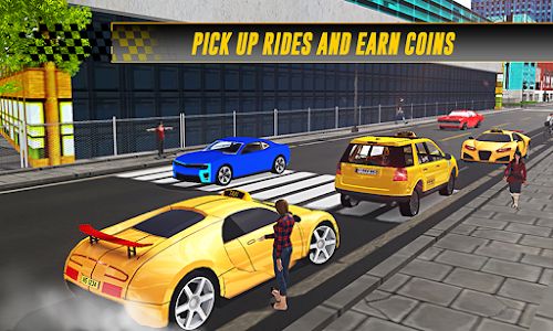 Android application Real Taxi Car Driver 3D screenshort