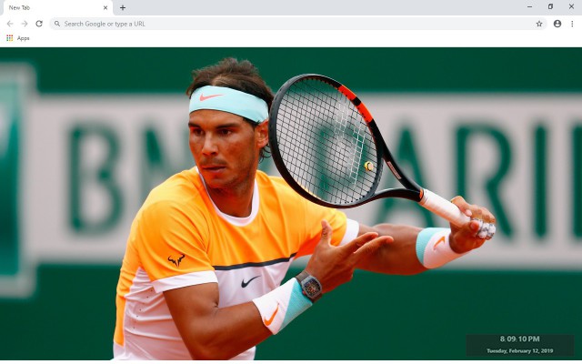 Rafael Nadal New Tab & Wallpapers Collection