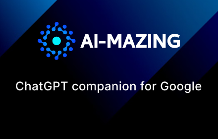 AI-Mazing: ChatGPT companion for Google small promo image