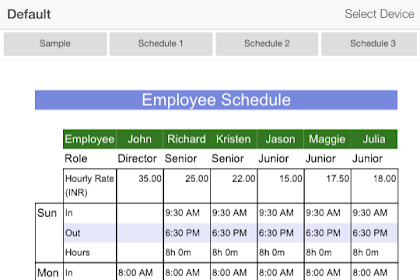 employee schedule.net Manage employee profiles and login credentials