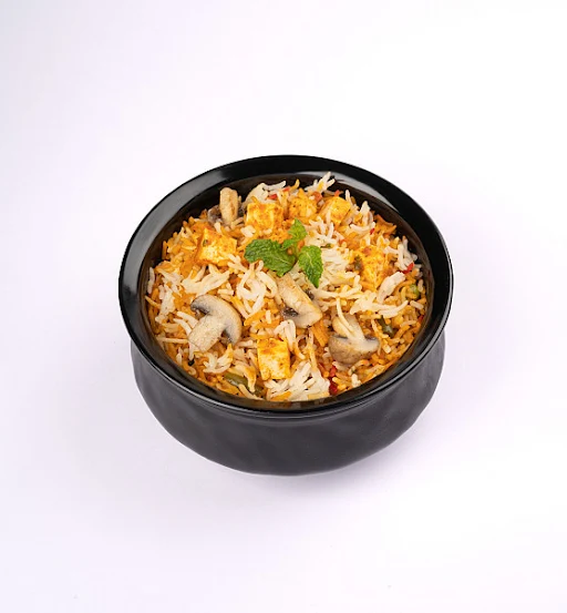 Paneer Mushroom Biryani