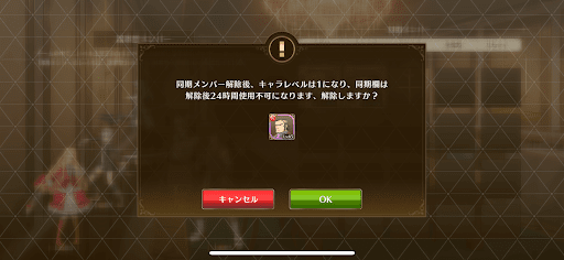 解除すると24時間同期欄が使用不可