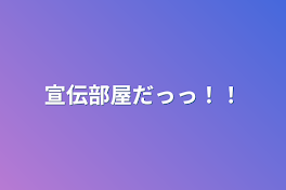 宣伝部屋だっっ！！