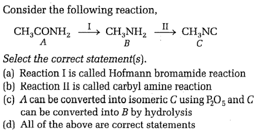 Carbylamine reaction