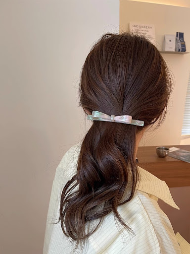 Title 7, Vertical Bow Simple Hair Clip Women Secure Your...