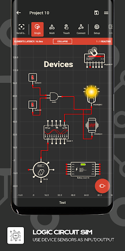 Screenshot Logic Circuit Simulator