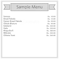 The Sweet Plaza And Caters menu 1