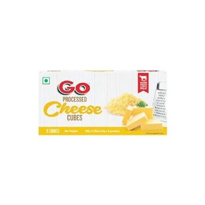 Go Processed Cheese Cub - 200 gm