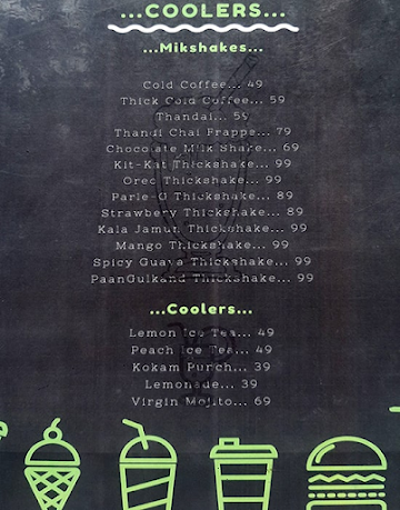 Chefs Flavors menu 