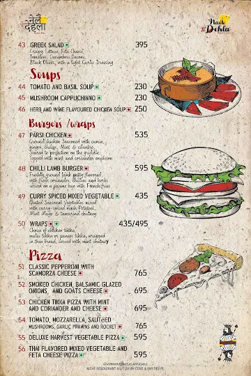 Naile Pe Dehla menu 