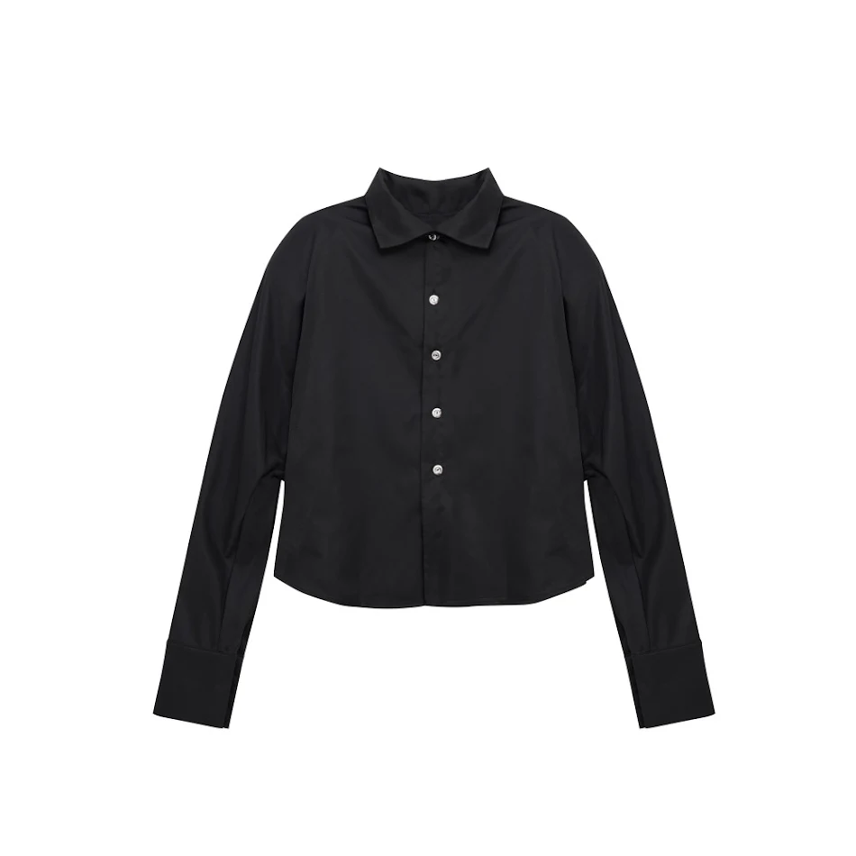Chaqueta cárdigan holgada con hombros acolchados de diseño irregular ideal para un look casual y cómodo, perfecta para cualquier ocasión.